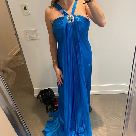 Marc Bouwer | Dresses | Electric Blue Size Four Dress Brand New With Tags |  Poshmark